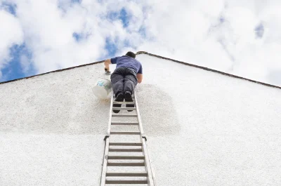 Peinture extérieure aux Costes-Gozon — façades et ravalement